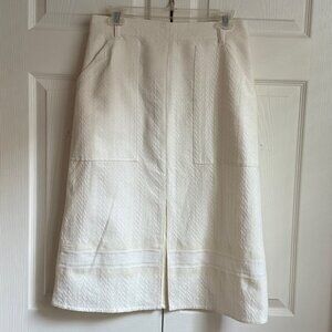 Grant cotton-cloque skirt